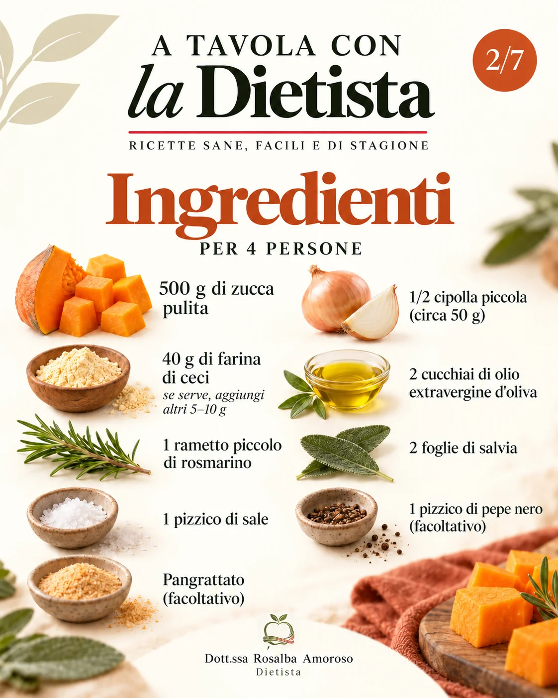 Polpette di zucca al forno – scheda 2 di 7